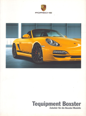 Porsche Boxster Typ 981 Tequipment Prospekt 7.2011