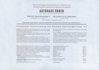 Preview: Porsche 356 Prospekt ca. 1948