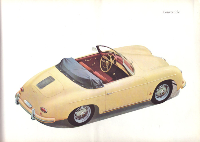 Porsche 356 A Prospekt 9.1958
