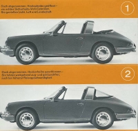 Preview: Porsche 911 Targa Prospekt ca. 1966