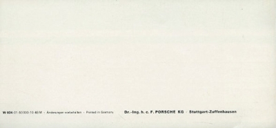 Preview: Porsche 912 911 T E S Preisliste 10.1968