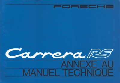 Porsche Carrera RS Bedienungsanleitung 1973 f