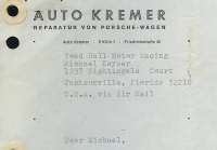 Porsche 911 Carrera RSR Bedienungsanleitung 1974