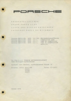 Porsche 911 Carrera RSR Bedienungsanleitung 1974