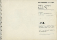 Preview: Porsche 911 / S / Carrera Bedienungsanleitung 1975 e