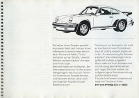 Preview: Porsche 911 Turbo Bedienungsanleitung 1980