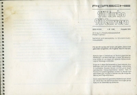 Preview: Porsche 911 Turbo / Carrera Bedienungsanleitung 1984