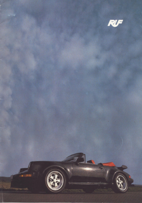 RUF Porsche Prospekt ca. 1984