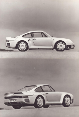 Porsche 959 Pressemappe ca. 1986