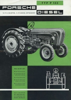 Porsche Diesel Schlepper P 133 brochure 7.1956