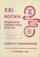 Program Horice 7.6.1981