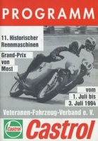 Program 11. GP Most Oldtimerrennen 1.-3.7.1994