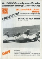 Program 6. DMV Bergrennen Colmar/LUX 21./22.6.1986