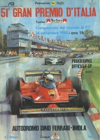 Programm Imola Formel 1 14.9.1980