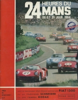 Programm 24 heures du Mans 20.-21.6.1964