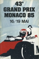 Program Monaco Grand Prix 16./19.5.1985