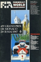 Programm Monaco Grand Prix 28./31.5.1987