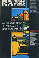 Program Monaco Grand Prix 12./15.5.1988