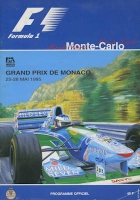 Program Monaco Grand Prix 25./28.5.1995