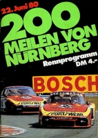 Program Norisring 22.6.1980