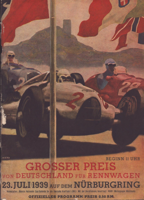 Nürburgring Programm Juli 1939