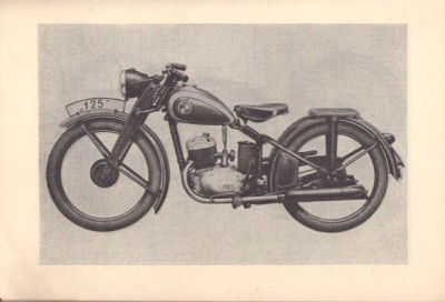 Preview: Puch Typ 125 Touren Bedienungsanleitung 8.1948