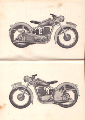 Preview: Puch Typ 250 TF Bedienungsanleitung 4.1950