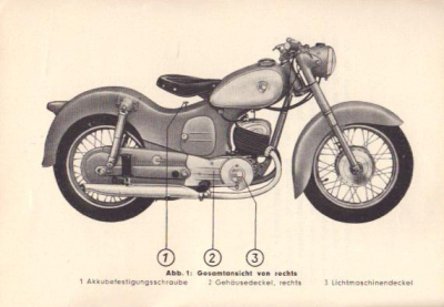 Preview: Puch Typ 125 / 175 SV(S) Reparaturanleitung 1955