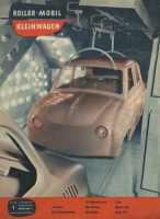 Rollerei und Mobil / Roller Mobil Kleinwagen 1957 Heft 1