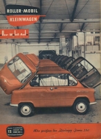 Rollerei und Mobil / Roller Mobil Kleinwagen 1957 Heft 12