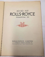 Preview: Rolls-Royce Phantom III 40-50 HP Prospekt 10.1937