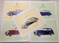 Preview: Rolls-Royce Phantom Silver Wraith Prospekt ca. 1950