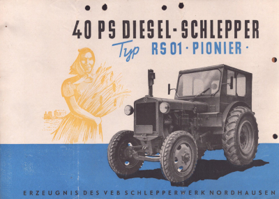 RS 01 Pionier 40 PS Prospekt 1954