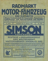 Rad-Markt und Motorfahrzeug 21.10.1922 Nr. 1639