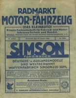 Rad-Markt und Motorfahrzeug 16.1.1926 Nr. 1808
