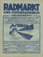 Rad-Markt und Motorfahrzeug 15.10.1927 Nr. 1899