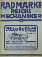 Radmarkt und Reichsmechaniker 1937 div. Zeitschriften