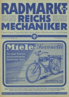Radmarkt und Reichsmechaniker 1939 div. Zeitschriften