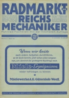 Radmarkt und Reichsmechaniker 1942 various magazines