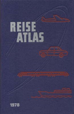 Reise Atlas der DDR 1978