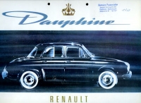 Renault Dauphine brochure ca. 1960