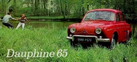 Renault Dauphine brochure 1965