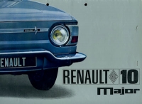 Renault 10 Major brochure 1965