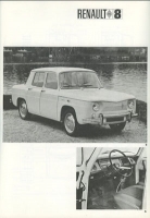 Renault Pressemappe Genfer Salon 1966