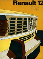Renault 12 Prospekt ca. 1972