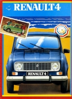 Renault 4 / 4 GTL brochure 1984