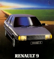 Renault 9 brochure ca. 1982