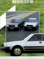 Renault 18 brochure ca. 1982