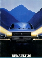 Renault 20 brochure ca. 1982