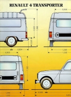 Renault 4 Transporter brochure ca. 1983